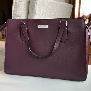 Burgundy Kate Spade Satchel Purse